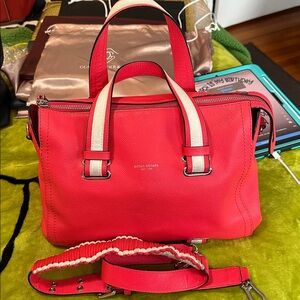 Henri Bendel Satchel With Crossbody Strap